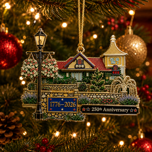 ✨250th Anniversary "Cozy Home" Christmas Ornament