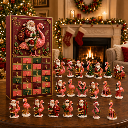 🦩2026 Santa Flamingo Christmas Advent Calendar