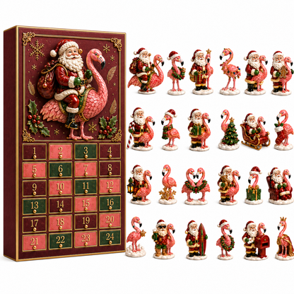 🦩2026 Santa Flamingo Christmas Advent Calendar