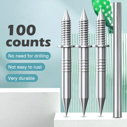 100 Double-Headed Carbon Steel Baseboard Nails🔩 - image 4