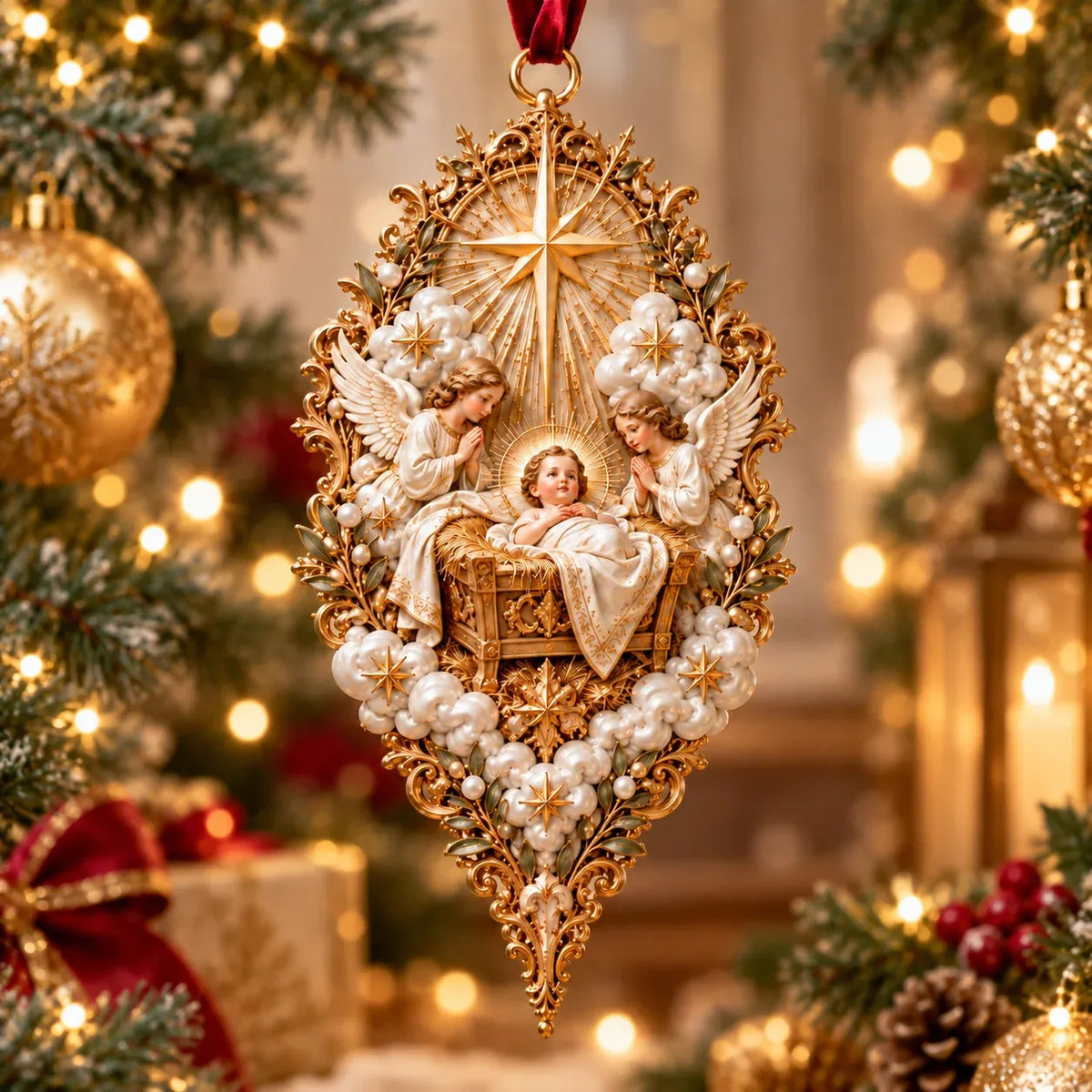 ⏳ Last Day 49% OFF – ✝️ Sacred Christmas Ornament Collection | 9 Faith-Inspired Designs with Sculptural Detail for Trees & Meaningful Gifts 🎄 - image 9