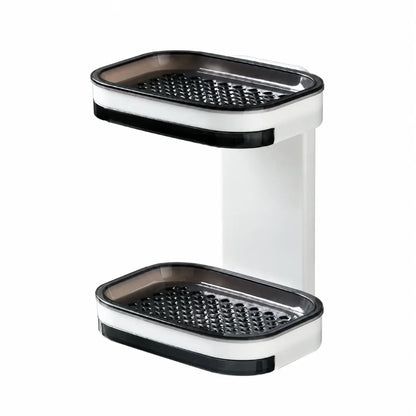 Wall Mounted Double-Layer Soap Bar Holder with Drainage Holes🧼 - image 12