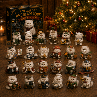 24 Days of Persian Jobs – 24 Unique Collectible Cat Figurines