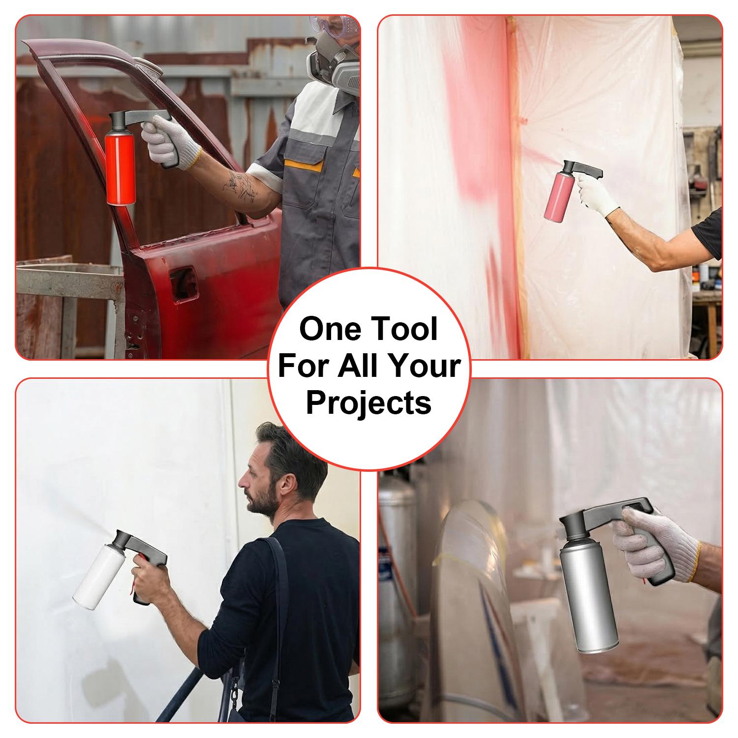 Ergonomic Aerosol Spray Can Trigger Handle - Durable Grip, One-Hand Use - image 9
