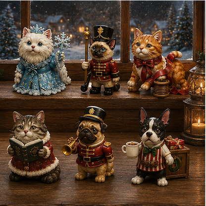 24 Days of Christmas Pet Parade Advent Calendar – 24 Unique Holiday Pet Miniatures