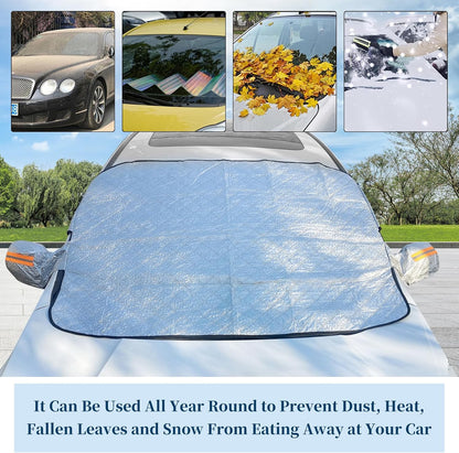 Car Windshield Protector Cover, Waterproof Against Snow Ice Frost Dust Rain ❄️ - image 4