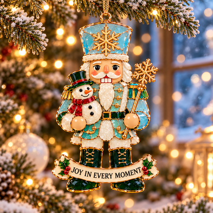 2026 Nutcracker Christmas Ornament Collection – 6 Festive Designs with Golden Details & Heartfelt Wishes