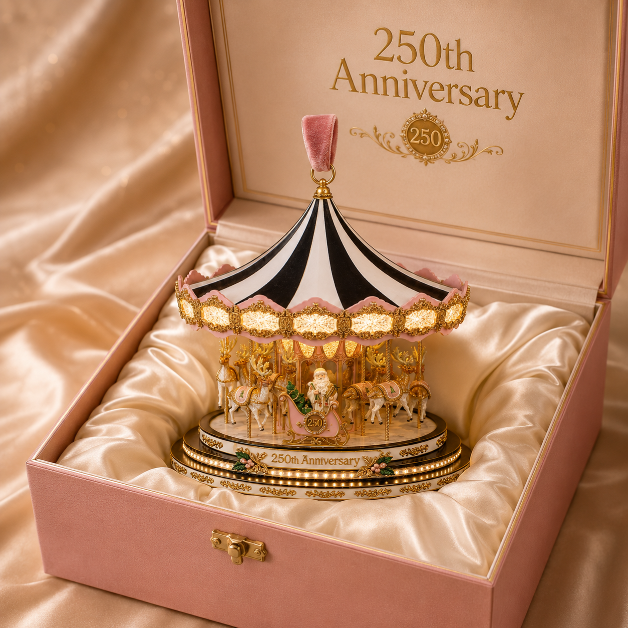 ✨250th Anniversary Carousel Christmas Tree Ornament