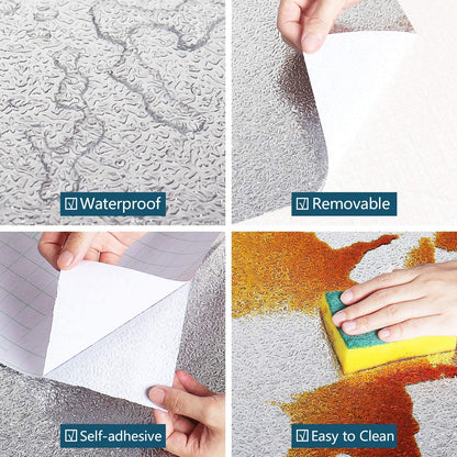 Kitchen Waterproof Oil Proof Aluminum Foil Sticker 🧽 - image 6