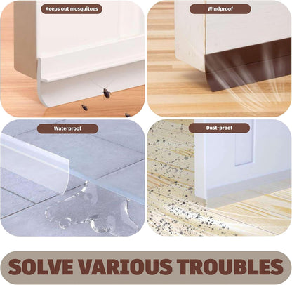 Adhesive Weather Stripping, 32.8Ft x 1.38in Draught Excluder Insulation Tape for Doors🚪 - image 10