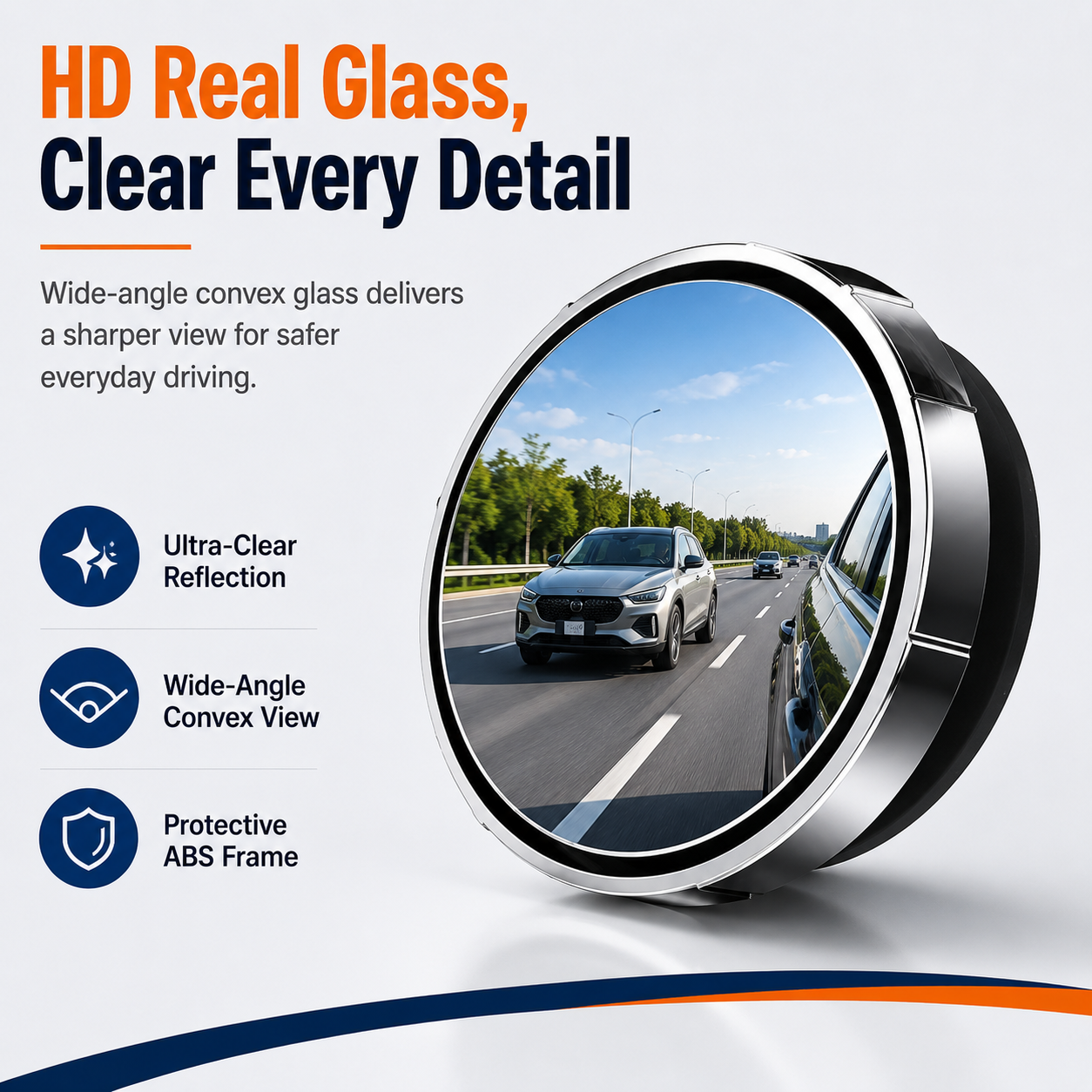2-Pack Blind Spot Mirrors – 360° Adjustable Wide-Angle Rearview Safety Mirrors - image 5