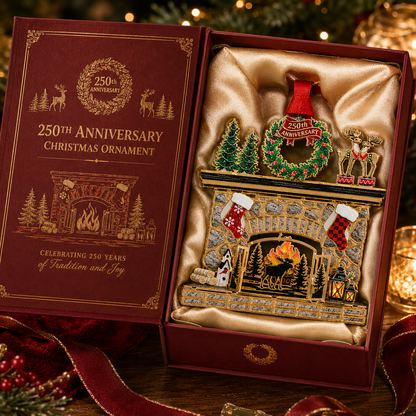 🔥Last 50pcs✨⏰ Limited anniversary edition✨Christmas fireplace decorations