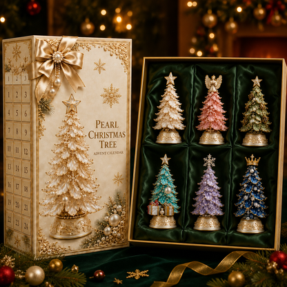 🔥Last 50 pcs✨⏰Last day 50% off🔥✨24-Day Advent Calendar -  Luxurious Pearl Christmas Tree