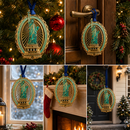 LAST DAY 50% OFF🔥250th Anniversary Statue of Liberty Christmas Tree Ornament