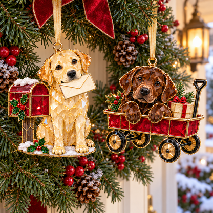 Labrador Retriever Christmas Ornaments – 6 Charming Designs for Lab Lovers