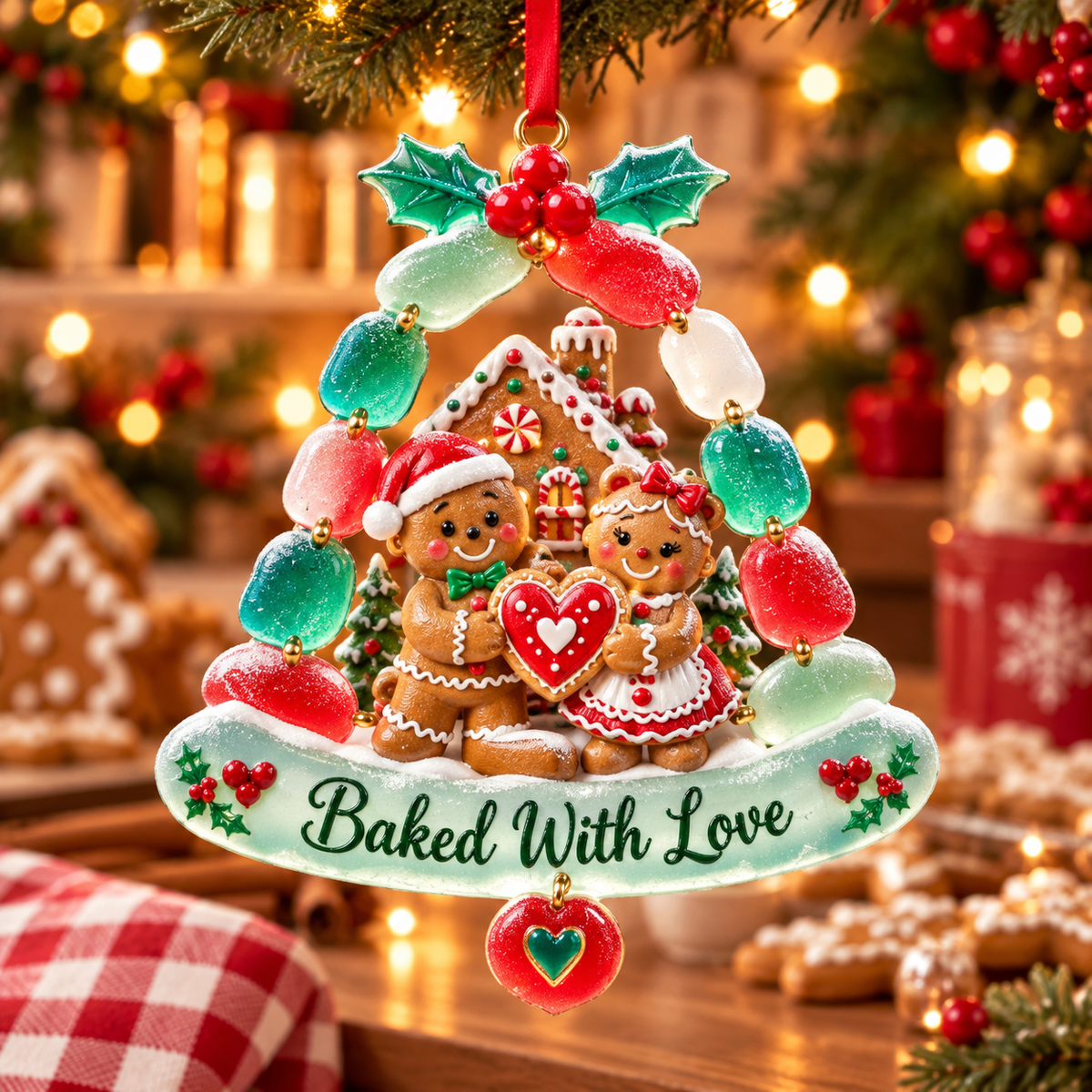 2026 "Love Story" Series Santa Claus Christmas Ornaments—Five Heartwarming Designs Created Especially for Couples and Loved Ones
