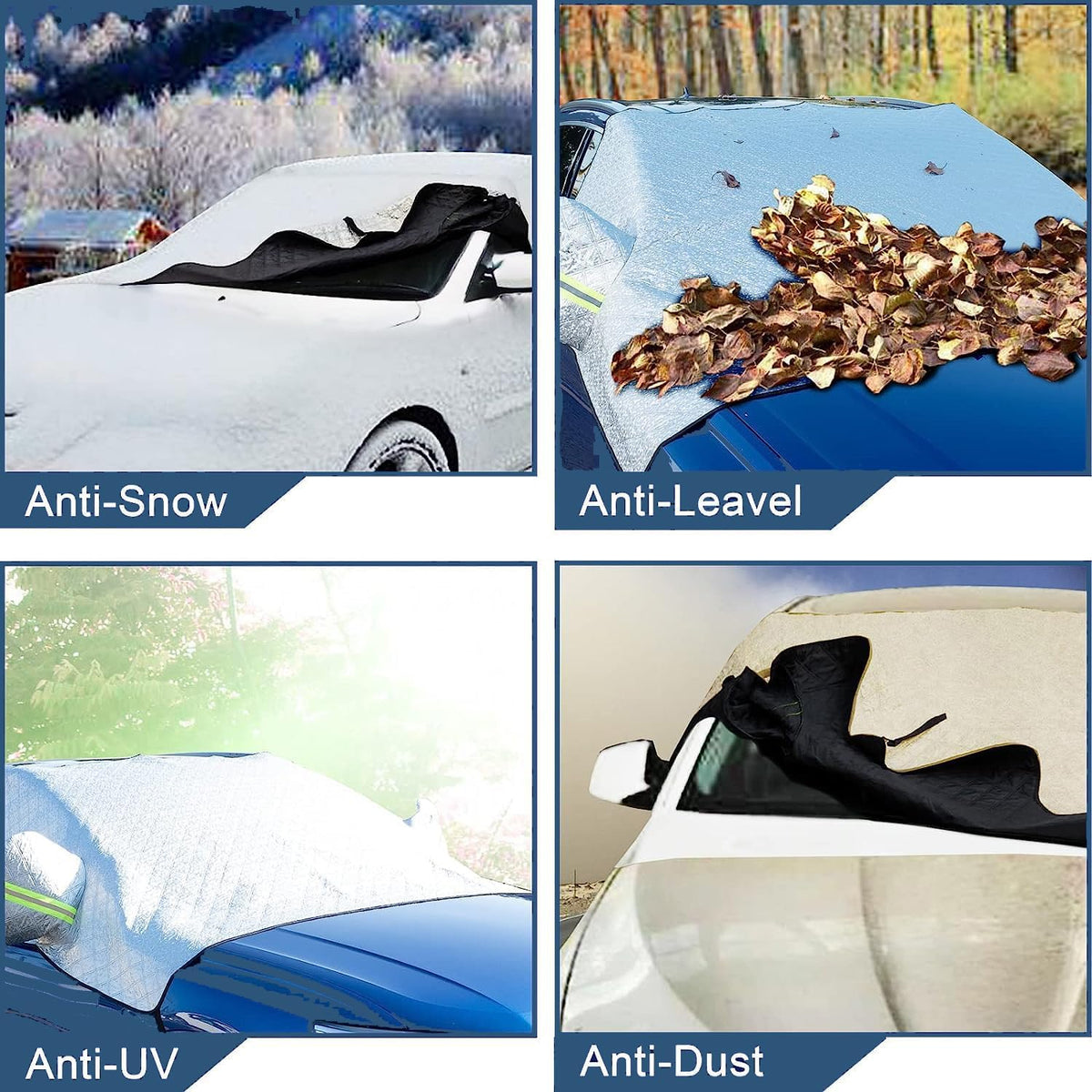 Car Windshield Protector Cover, Waterproof Against Snow Ice Frost Dust Rain ❄️ - image 9