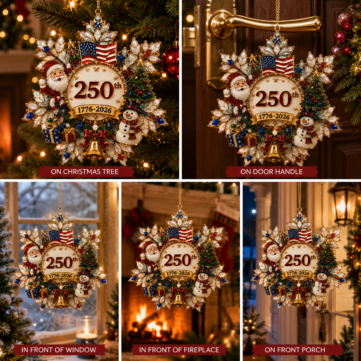 Limited anniversary edition ✨🔥Snowflake Christmas tree ornament