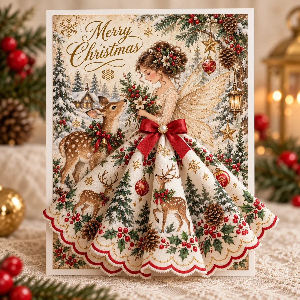 🪽✨3D Christmas Angel Greeting Card - image 5