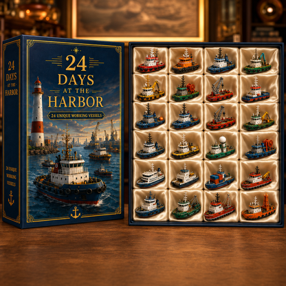 24 Days at the Harbor – 24 Unique Working Vessels 24-Day Countdown Calendar