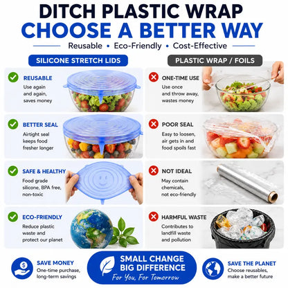 🥣 LIMITED‑TIME 50% OFF! 🫙 Adpartner Silicone Lids for Food Storage (6-Pack) ♻️ - image 19
