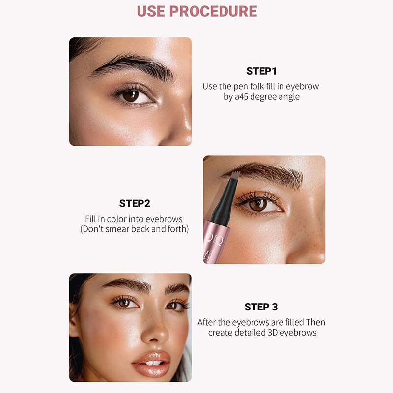 Waterproof Micro‑Fork Eyebrow Pencil, Long‑Lasting Brow Pen 💧✨ - image 7