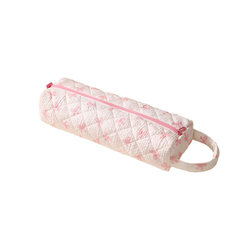 Quilted Multi‑Purpose Storage Bag, Portable Zipper Cosmetic Makeup Pouch with Handle 🧳 - image 18