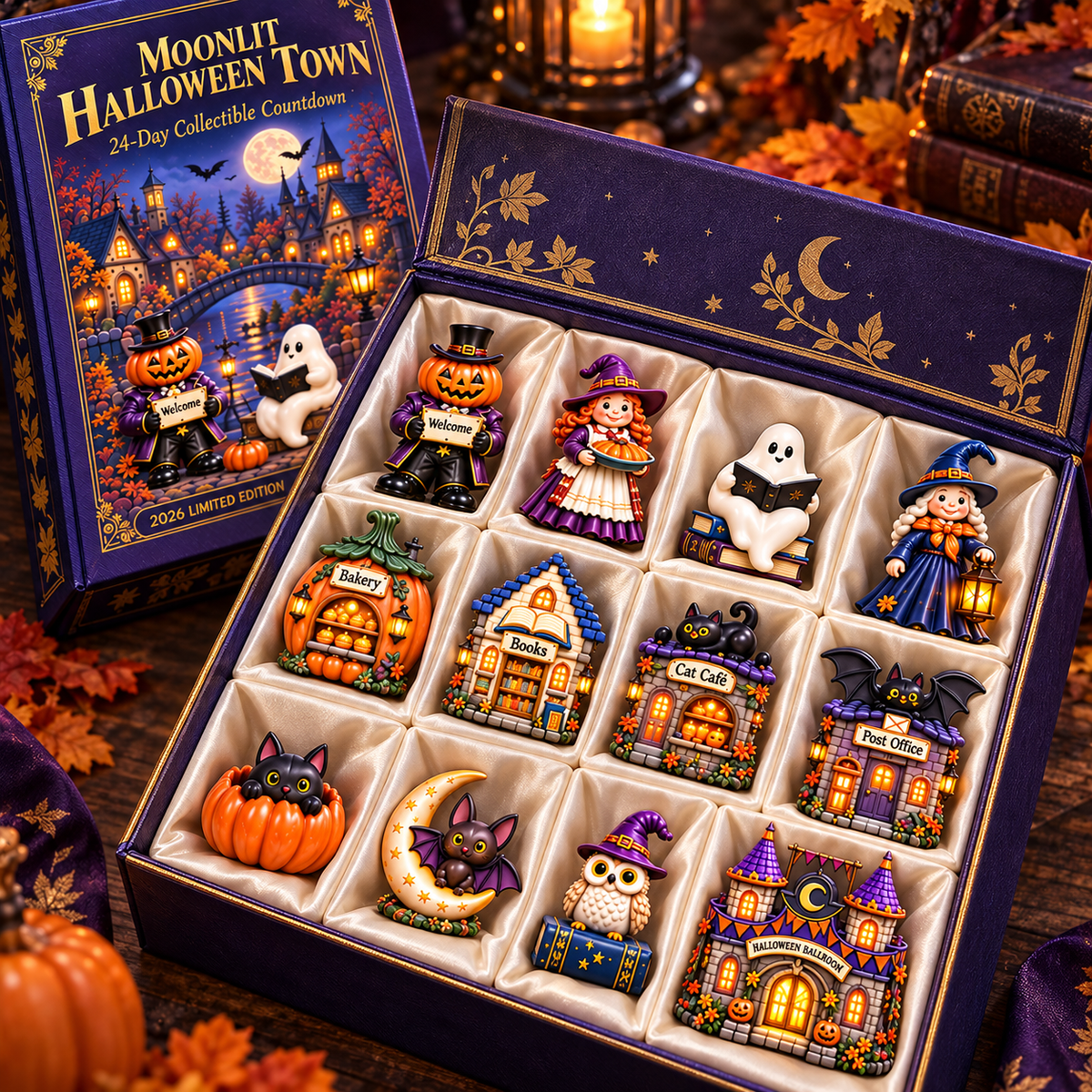 2026 Moonlit Halloween Town Advent Calendar – 24 Unique  Miniature Collectibles in a Deluxe Gift Box