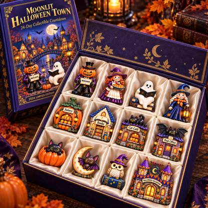 2026 Moonlit Halloween Town Advent Calendar – 24 Unique  Miniature Collectibles in a Deluxe Gift Box
