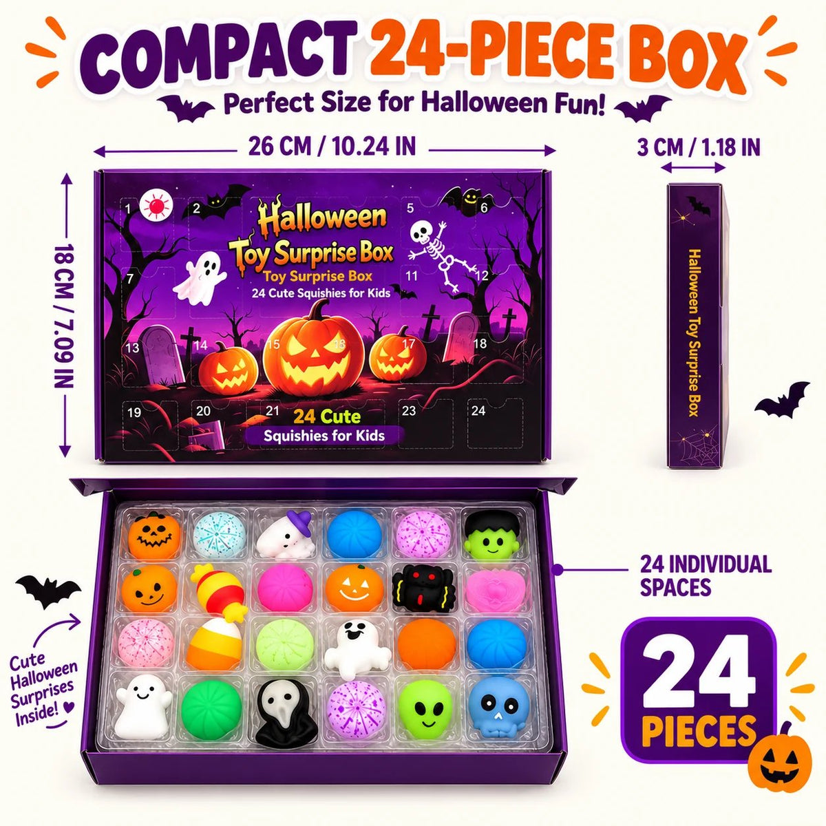 Hot sales🔥24-Piece Halloween Squishy Surprise Box - image 7
