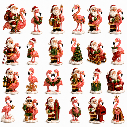 🦩2026 Santa Flamingo Christmas Advent Calendar