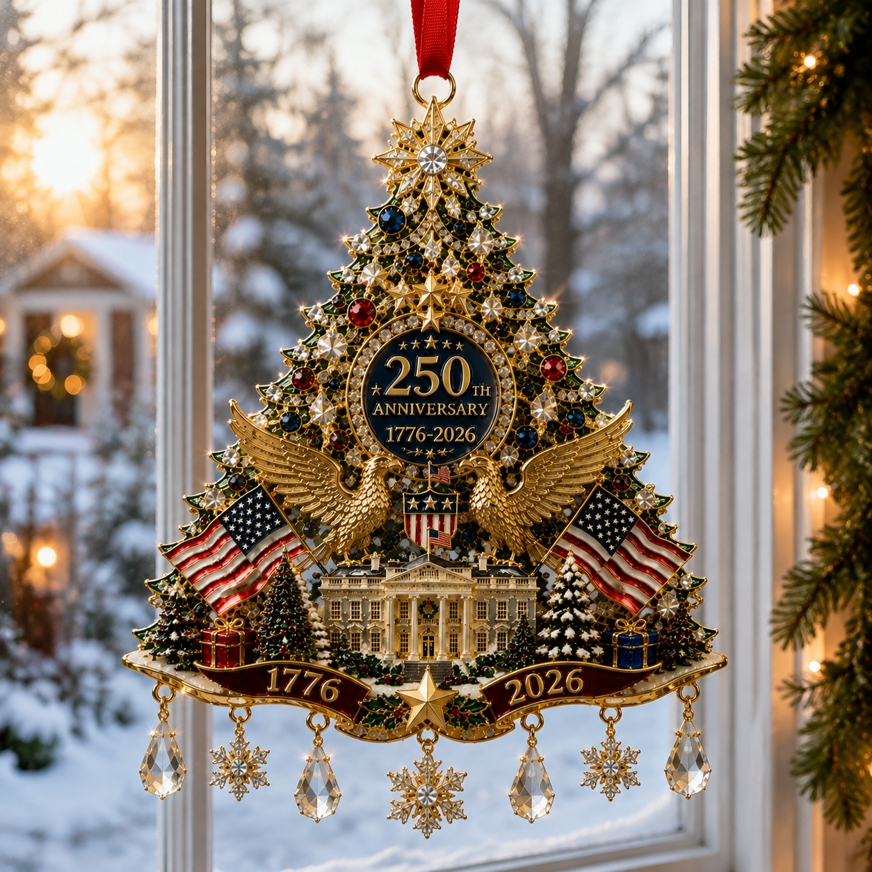 ✨Sparkling Christmas Tree Ornament