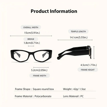 Women's Reading Glasses Anti-Blue Light Full Frame Square🕶️ - image 9