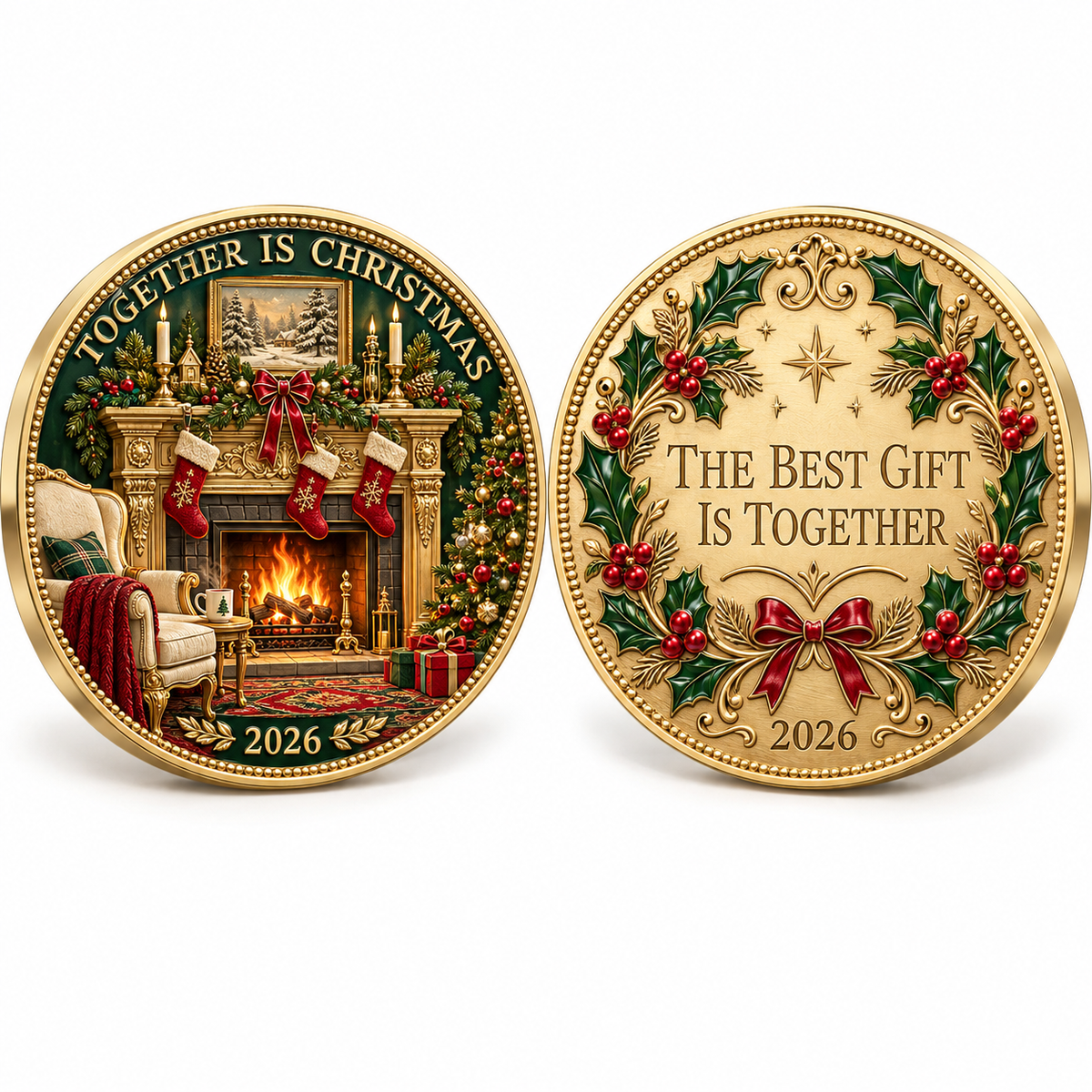 2026 Christmas Memories Coin Collection – 6 Festive Designs, Double-Sided Details & Timeless Holiday Charm