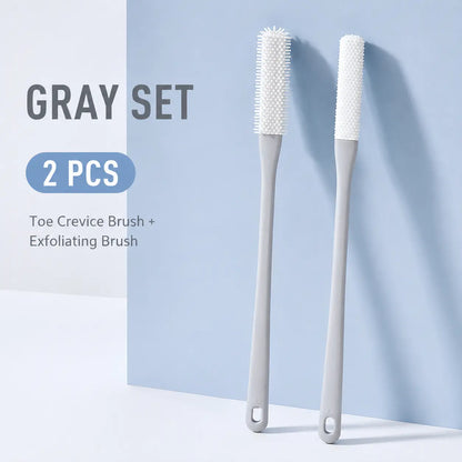 Long-Handle Silicone Soft Pedicure Tool, Shower Foot Cleaning Brush for Toe Gap Skin Cleansing🦶🚿 - image 13