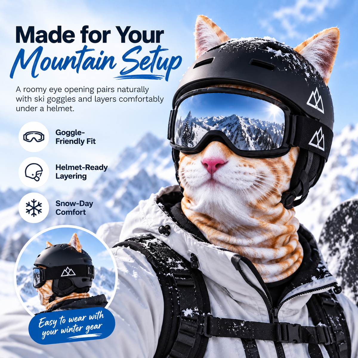 ❄️Animal-Print Ski Balaclava – Goggle & Helmet Friendly, 4 Styles - image 5