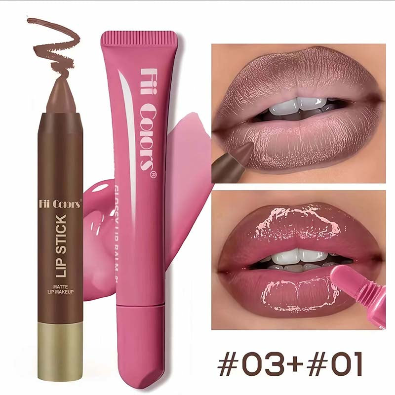 Matte Lip Liner & Moisturizing Lip Oil Cosmetic Set 💄 - image 5