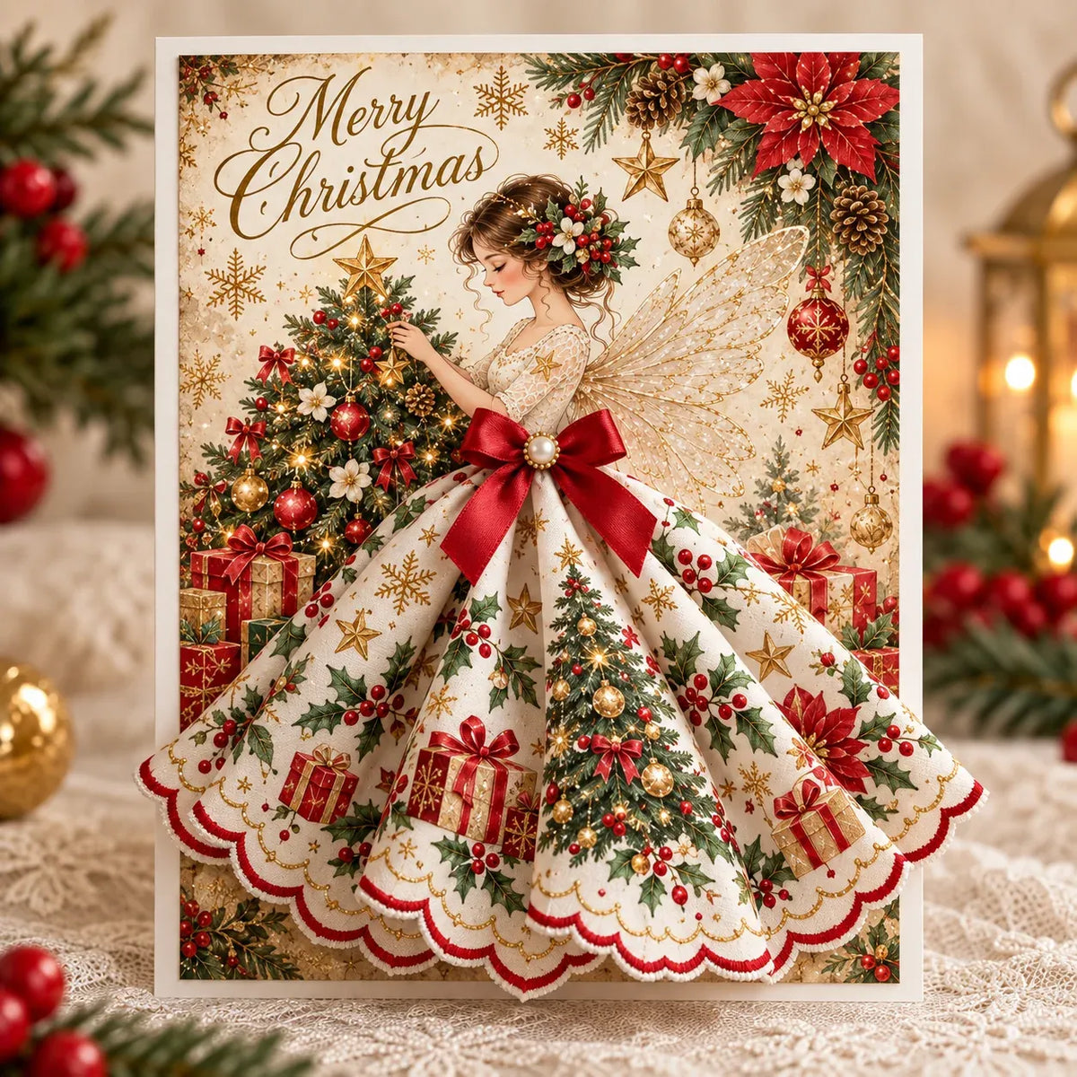 🪽✨3D Christmas Angel Greeting Card - image 4