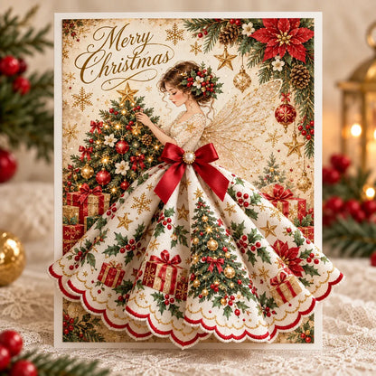 🪽✨3D Christmas Angel Greeting Card - image 4