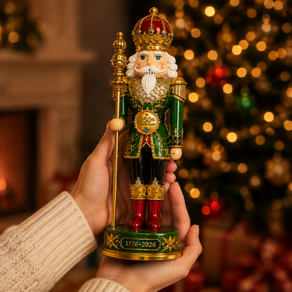Limited anniversary edition✨2026 America 250th Anniversary Emerald Nutcracker King Ornament