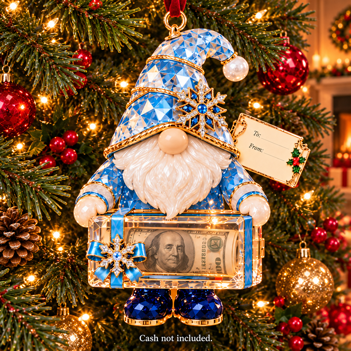 Christmas Gnome Money Holder Ornaments – 6 Festive Designs with Gift Tags