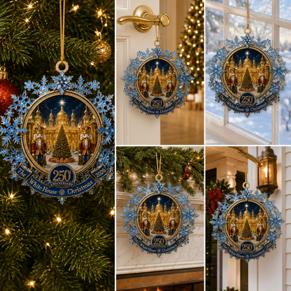 ✨Blue Snowflake Christmas Tree Ornament