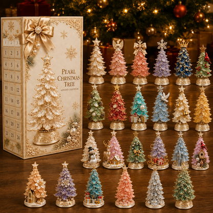 🔥Last 50 pcs✨⏰Last day 50% off🔥✨24-Day Advent Calendar -  Luxurious Pearl Christmas Tree
