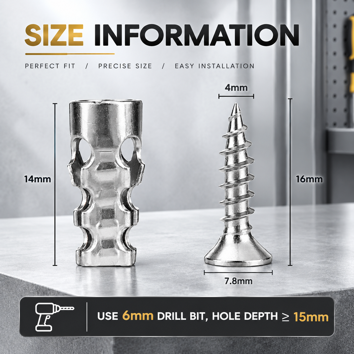 6x14mm Short Expansion Screws Set - image 4