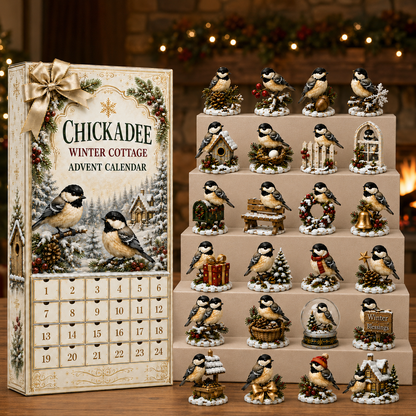 🔥Last 30 pcs✨⏰Last day 50% off🔥✨24-Day Advent Calendar - Chickadee