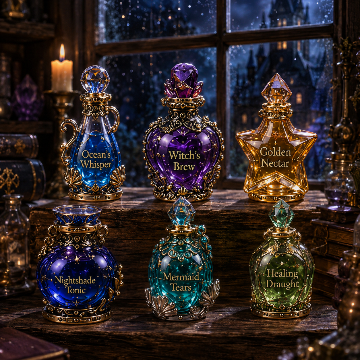 24 Days of Potion Magic – Crystal Potion Collectible Countdown Calendar 2026