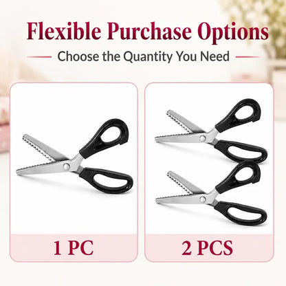 Stainless Steel Zig Zag Scissors with Serrated Teeth - Perfect for DIY Crafts✂️ - image 8