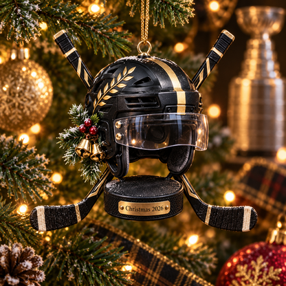 2026 Hockey Christmas Ornaments – 5 Unique Helmet, Stick & Puck Designs for Hockey Fans