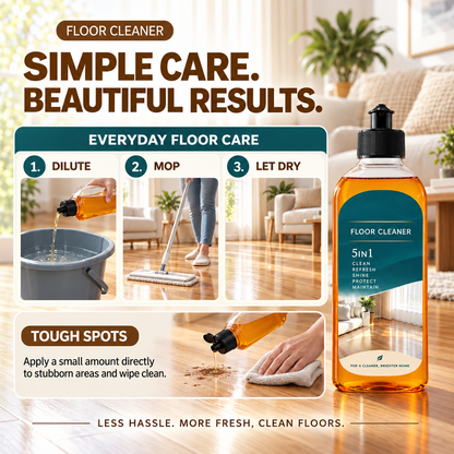 5-in-1 Floor Cleaner – Deep Clean, Odor Care, Shine & Surface Protection - image 5