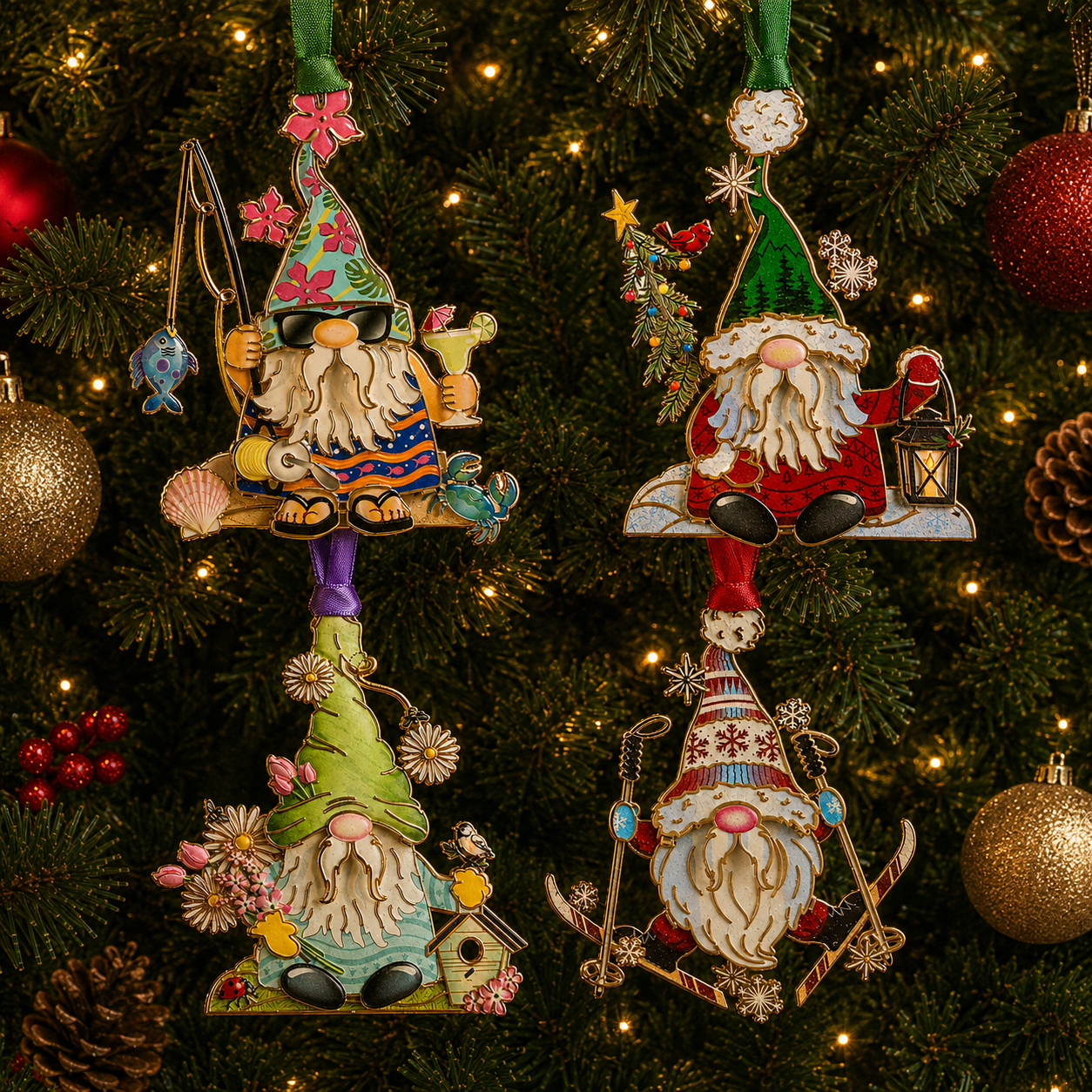 🔥LAST DAY 50% OFF✨Gnome Christmas tree ornaments